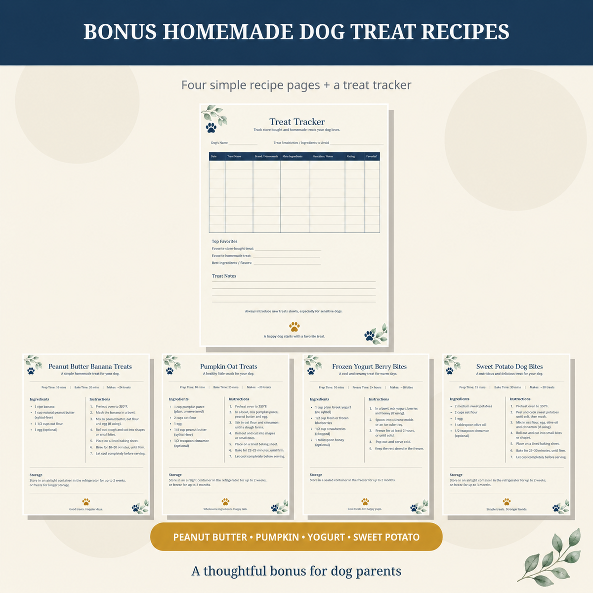 The Ultimate Dog Parent Planner | 30+ Printable Dog Care Pages